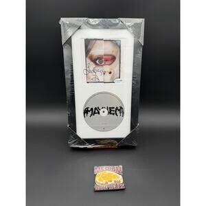 SIGNED Lady Gaga Mayhem AUTOGRAPHED with HEART CD C 7x12 in Frame ACOA